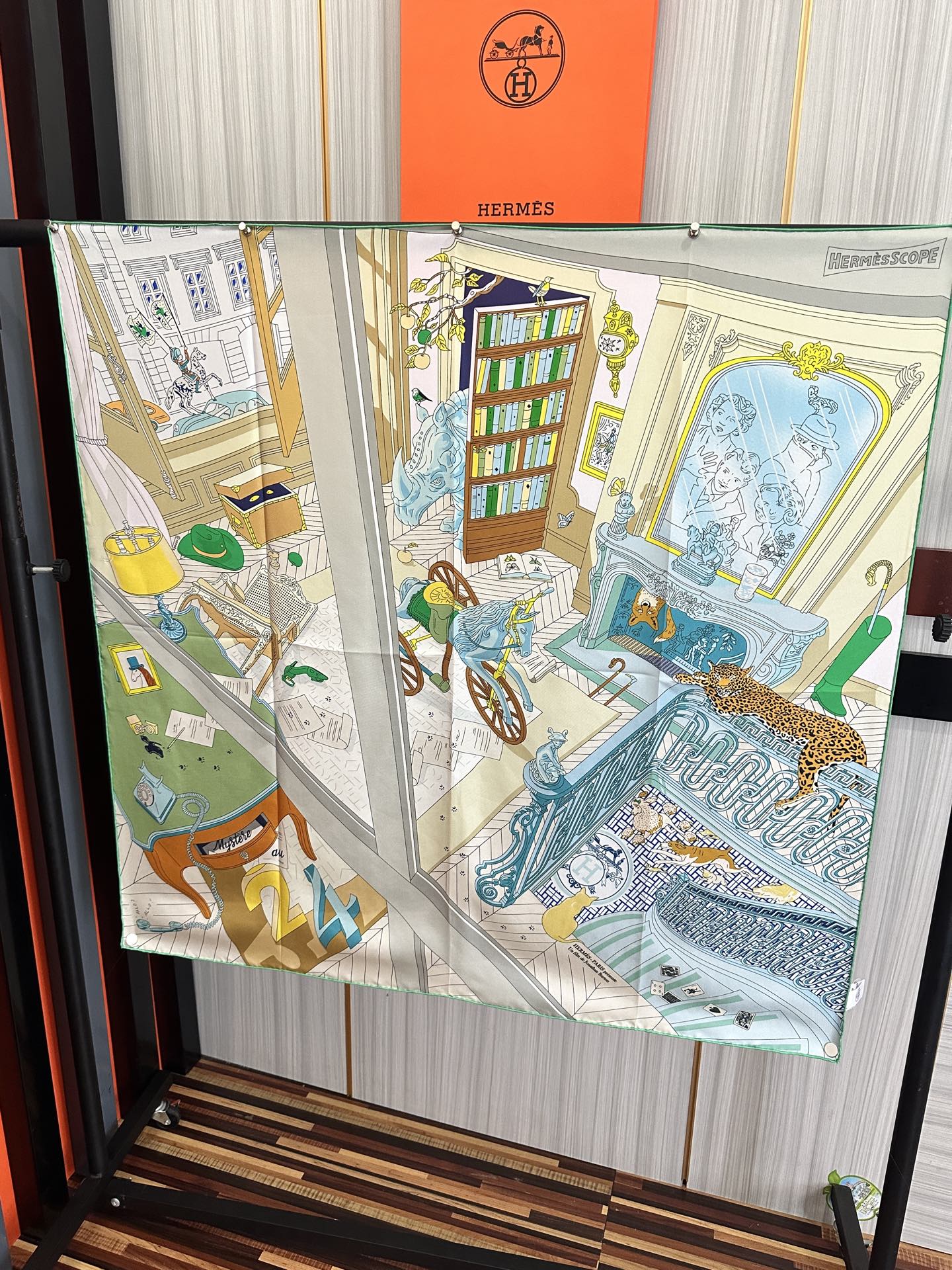 HERMES 26S SCARF 90 IN SILK 303325