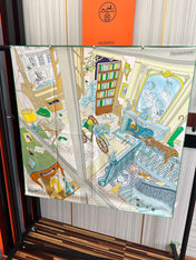 HERMES 26S SCARF 90 IN SILK 303325