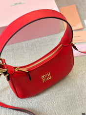 HOBO 20 BAG IN CHERRY RED CALFSKIN