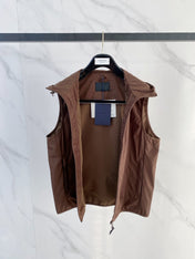 PRADA 26S SLEEVELESS HOODED JACKET 785