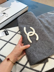 CHANEL 25S SCARF 180 CM IN WOOL CASHMERE 943029