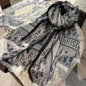 DIOR 26S SCARF 140CM IN SILK & CASHMERE 299997