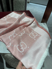GUCCI 26S SCARF 140 IN CASHMERE AND SILK 309395