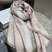 CHANEL 26S SCARF 140 IN WOOL AND SILK 309961