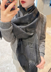 DIOR 26S SCARF 140 IN SILK AND CASHMERE 424267