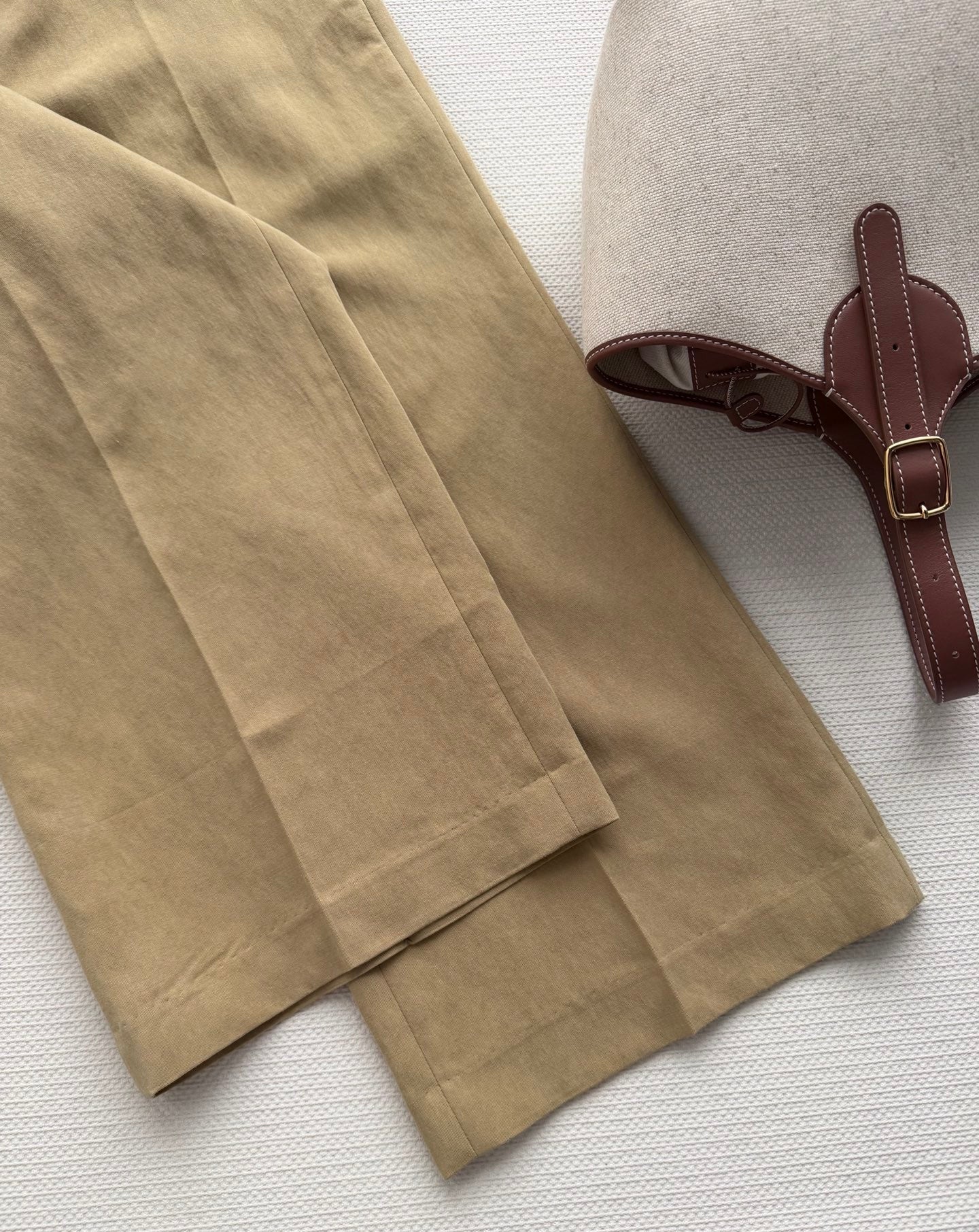 HERMES 26S WIDE LEG CROPPED PANTS 556