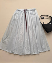 PRADA 26S ELASTIC WAIST MIDI SKIRT STYLE 844