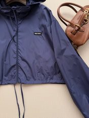 MIUMIU 26S CROPPED WINDBREAKER 1517