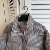MIUMIU PLAID PUFFER JACKET STYLE 669