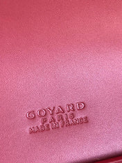 DUCHESSE MARIE-CAROLINE BAG 25 IN RED GOYARDINE CANVAS AND SMOOTH CALFSKIN
