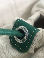 GOYA 26S BELUGA MINI BAG 23MM IN DEEP TEAL GREEN GOYARDINE CANVAS AND CALFSKIN