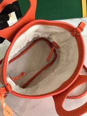 GOYA 26S BELUGA MINI BAG 23MM IN RED ORANGE GOYARDINE CANVAS AND CALFSKIN