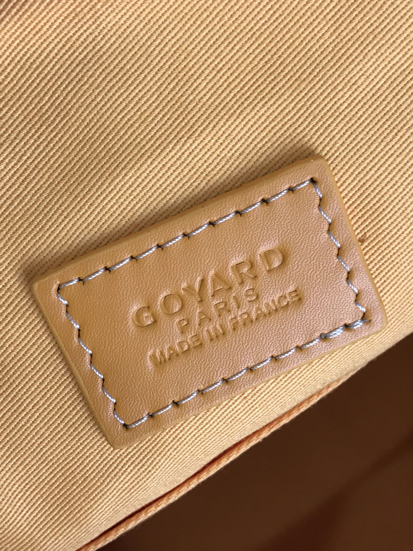 GOYA 26S BOEING 25MM IN HONEY YELLOW GOYARDINE CANVAS AND CALFSKIN