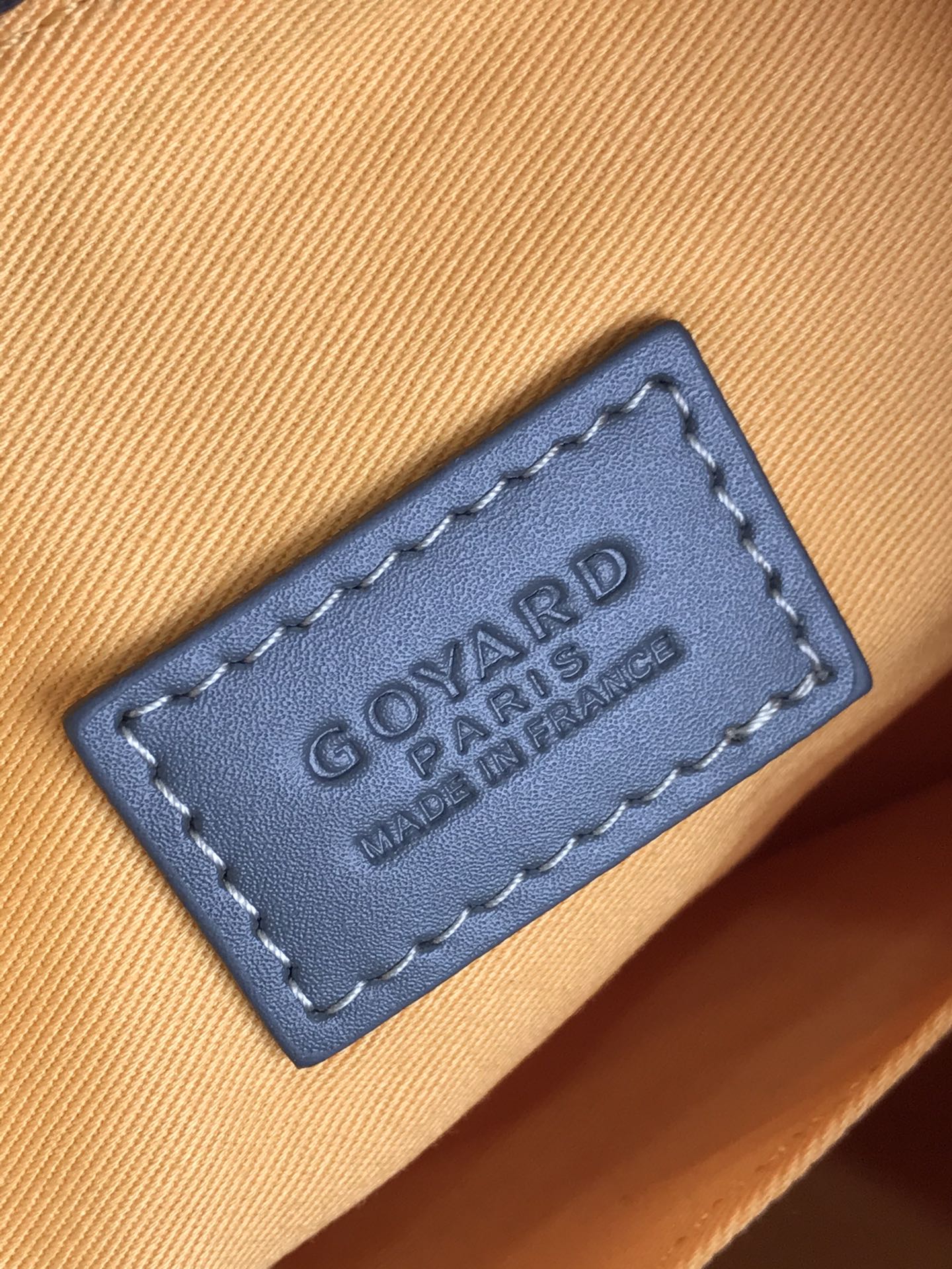 GOYA 26S BOEING 25MM IN GREY GOYARDINE CANVAS AND CALFSKIN