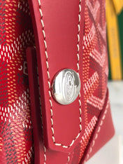 GOYA 26S BOEING 25MM IN DARK RED GOYARDINE CANVAS AND CALFSKIN