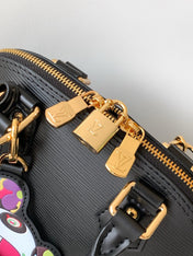LV 25S ALMA BB BAG 23 IN BLACK EPI CALFSKIN GOLD HARDWARE