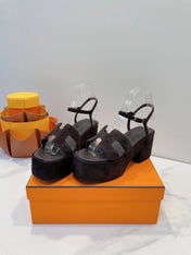 JAM 30 SANDAL IN CAROB BROWN SUEDE