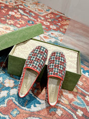 GG ESPADRILLE LOAFER CRIMSON AND OCEAN CANVAS