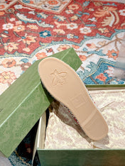 GG ESPADRILLE LOAFER CRIMSON AND OCEAN CANVAS