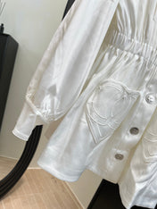 CHANEL 25S HOODED JACKET WITH LACE TRIM 409