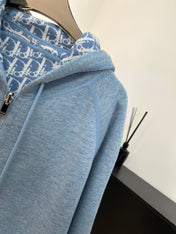 DIOR 25S HOODED ZIP-UP CARDIGAN 684
