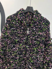 CHANEL 26S PRINTED KNIT JACKET 955