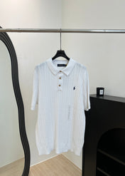RALPH LAUREN 26S SHORT SLEEVE POLO KNIT TOP 347