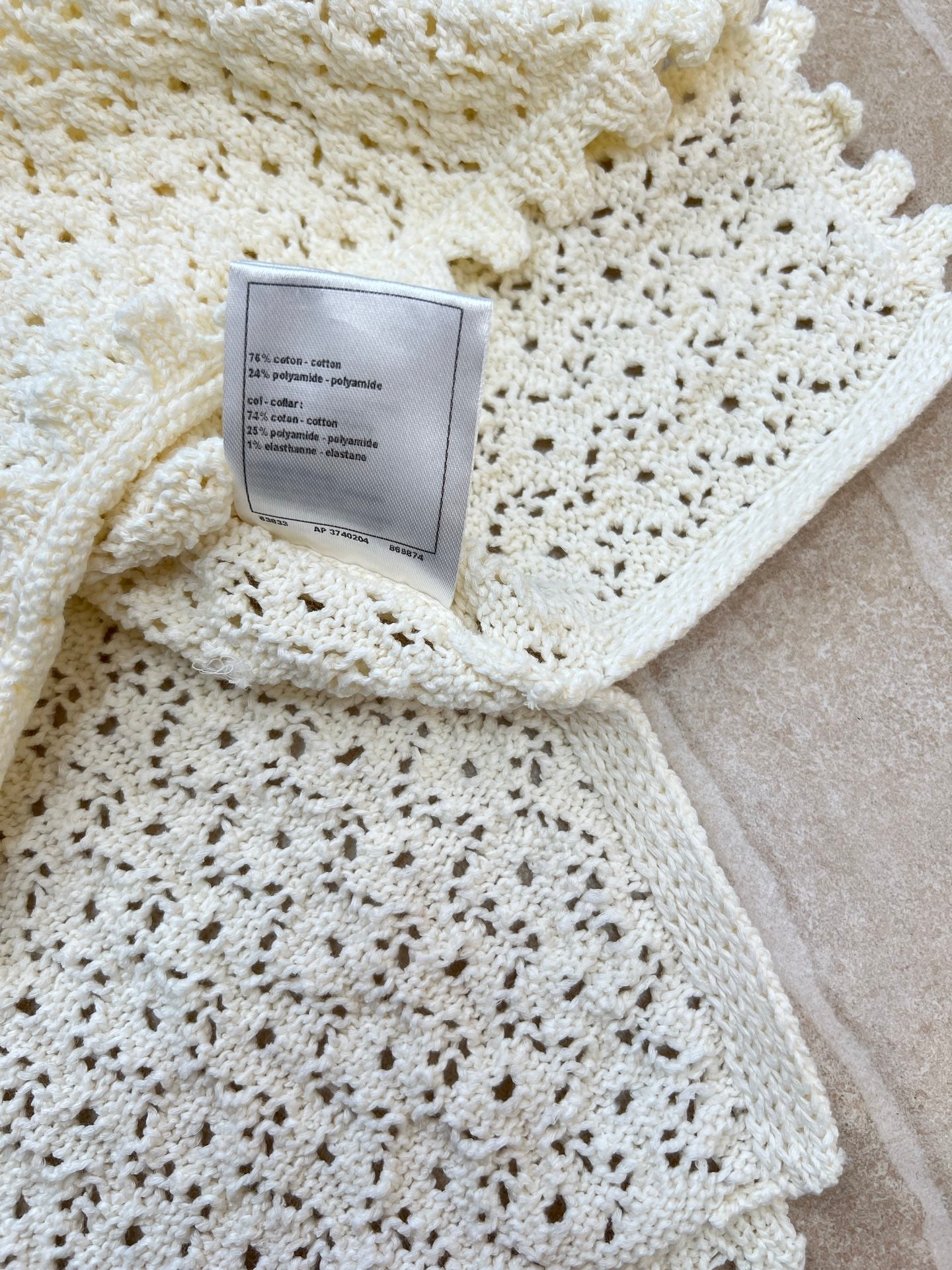 CHANEL 26S SHORT-SLEEVE KNIT POLO STYLE 1152