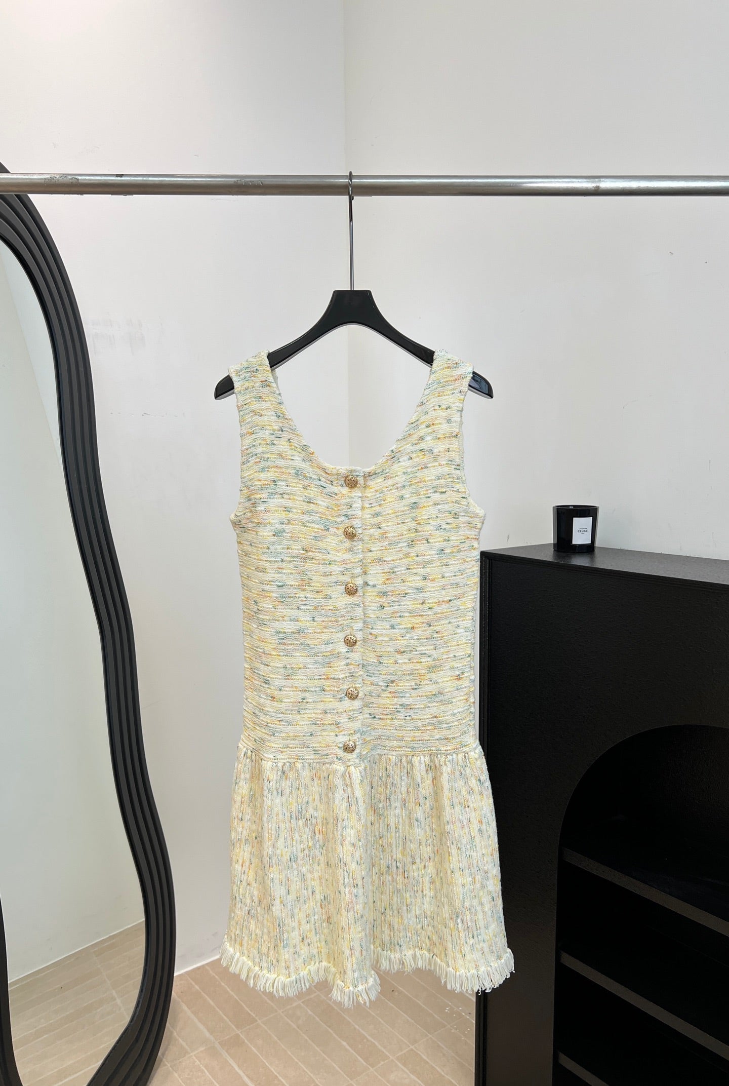 CHANEL 26S SLEEVELESS KNIT DRESS STYLE 1150