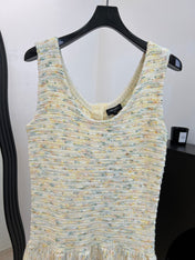 CHANEL 26S SLEEVELESS KNIT DRESS STYLE 1150