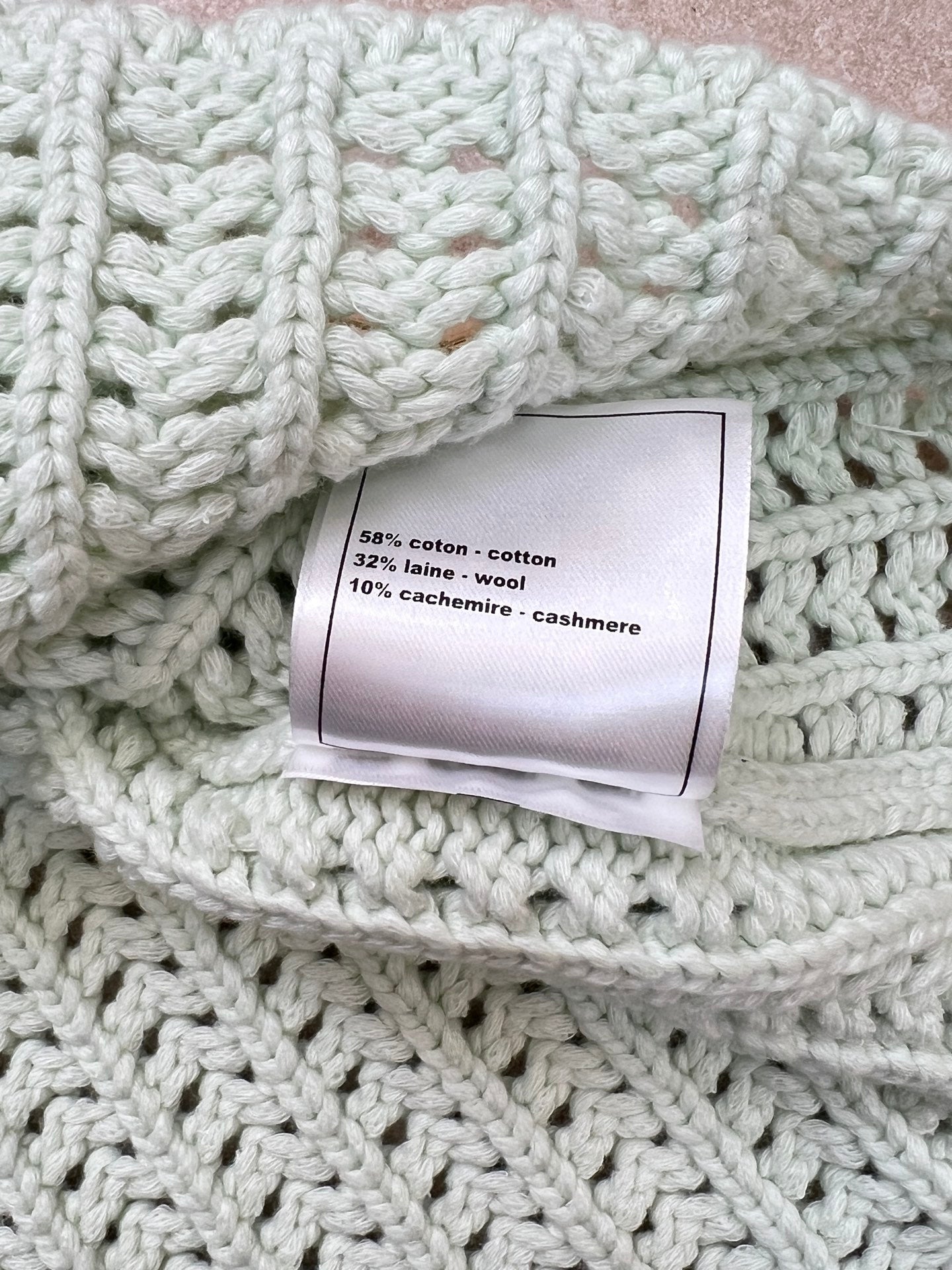 CHANEL 26S SLEEVELESS KNIT TOP 1496