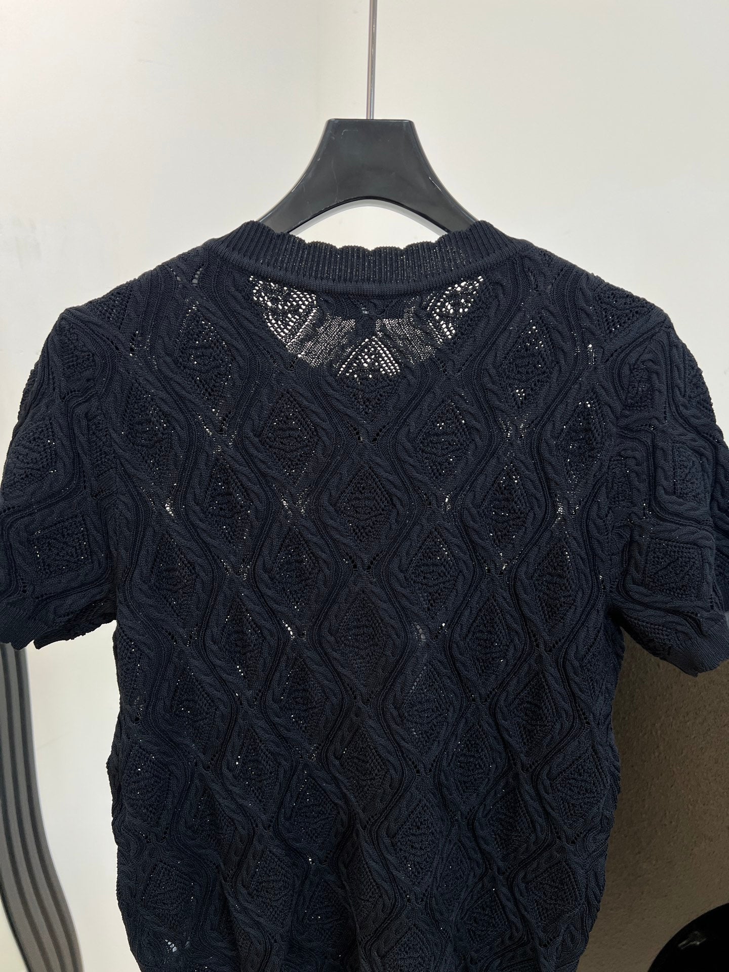 CHANEL 26S SHORT-SLEEVE KNIT T-SHIRT 1413
