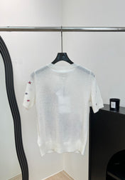 DIOR 26S SHORT-SLEEVE KNIT SWEATER 1312