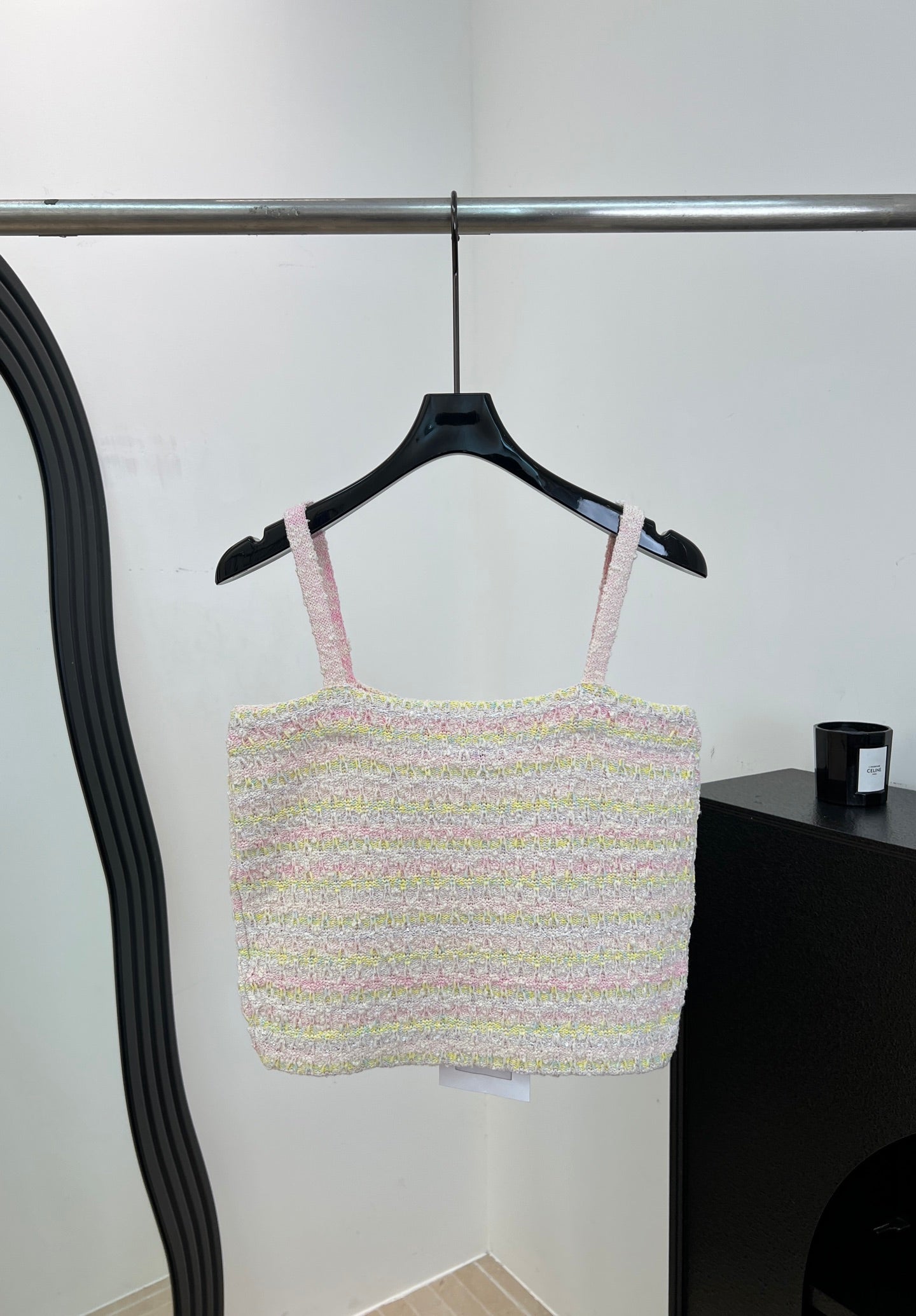 CHANEL 26S TWEED CAMI TOP 1481