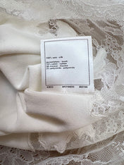 CHANEL 26S LACE HEM MIDI SKIRT 1314