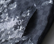 LV NAVY BLUE MONOGRAM AND DAMIER JACKET 239046