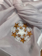 SCARF 200 CM IN OYSTER TAN CASHMERE 394615