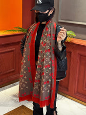 LV SCARF 200 CM IN CASHMERE 728985