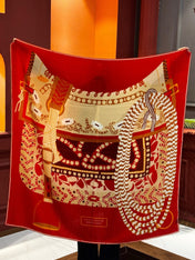 HERMES 25S SCARF 140 IN SILK 854764