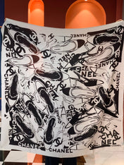 CHANEL 25S SCARF 135 CM IN CASHMERE SILK 941790