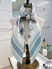 DIOR 26S SCARF 90CM IN SILK 284556
