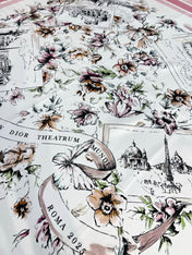 DIOR 26S SCARF 90CM IN SILK 284557