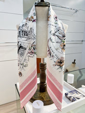 DIOR 26S SCARF 90CM IN SILK 284557