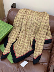 GUCCI 26S SCARF 135 IN CASHMERE AND SILK 315169