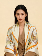 GUCCI 26S SCARF 135 IN CASHMERE AND SILK 315000