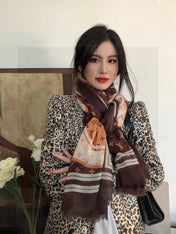 LV 26S SCARF 200 IN CASHMERE AND SILK 316731