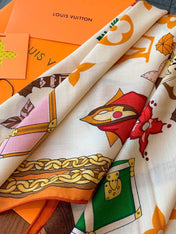LV 26S SCARF 135 IN CASHMERE AND SILK 316734