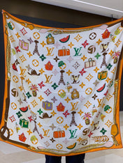 LV 26S SCARF 135 IN CASHMERE AND SILK 316734
