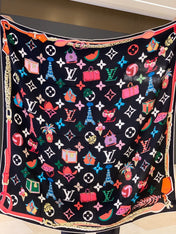LV 26S SCARF 135 IN CASHMERE AND SILK 316736