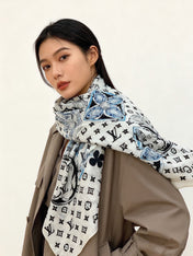 LV 26S SCARF 135 IN CASHMERE AND SILK 316755